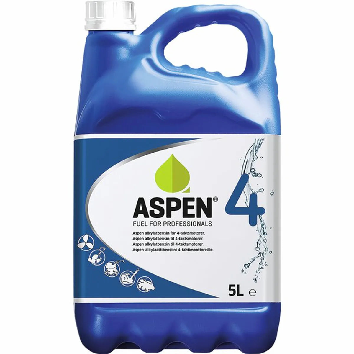 Aspen 4 Alkylatbensin 5L For Firetakts Motorer