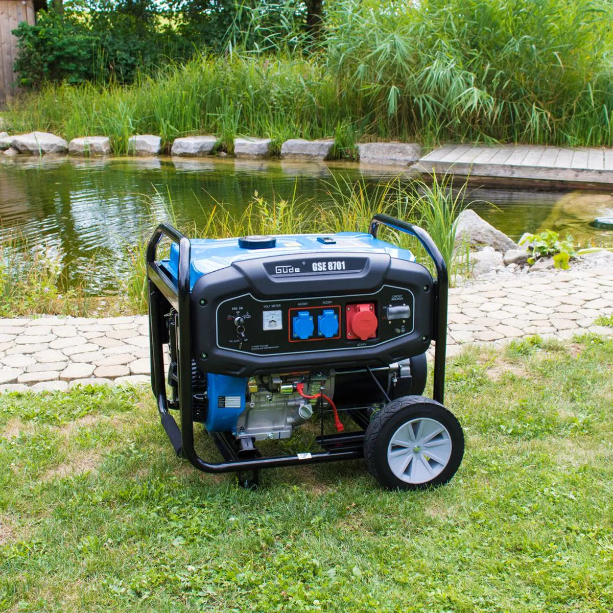 Güde GSE 8701 RS M/El-start - 7800w - Synkron Generator