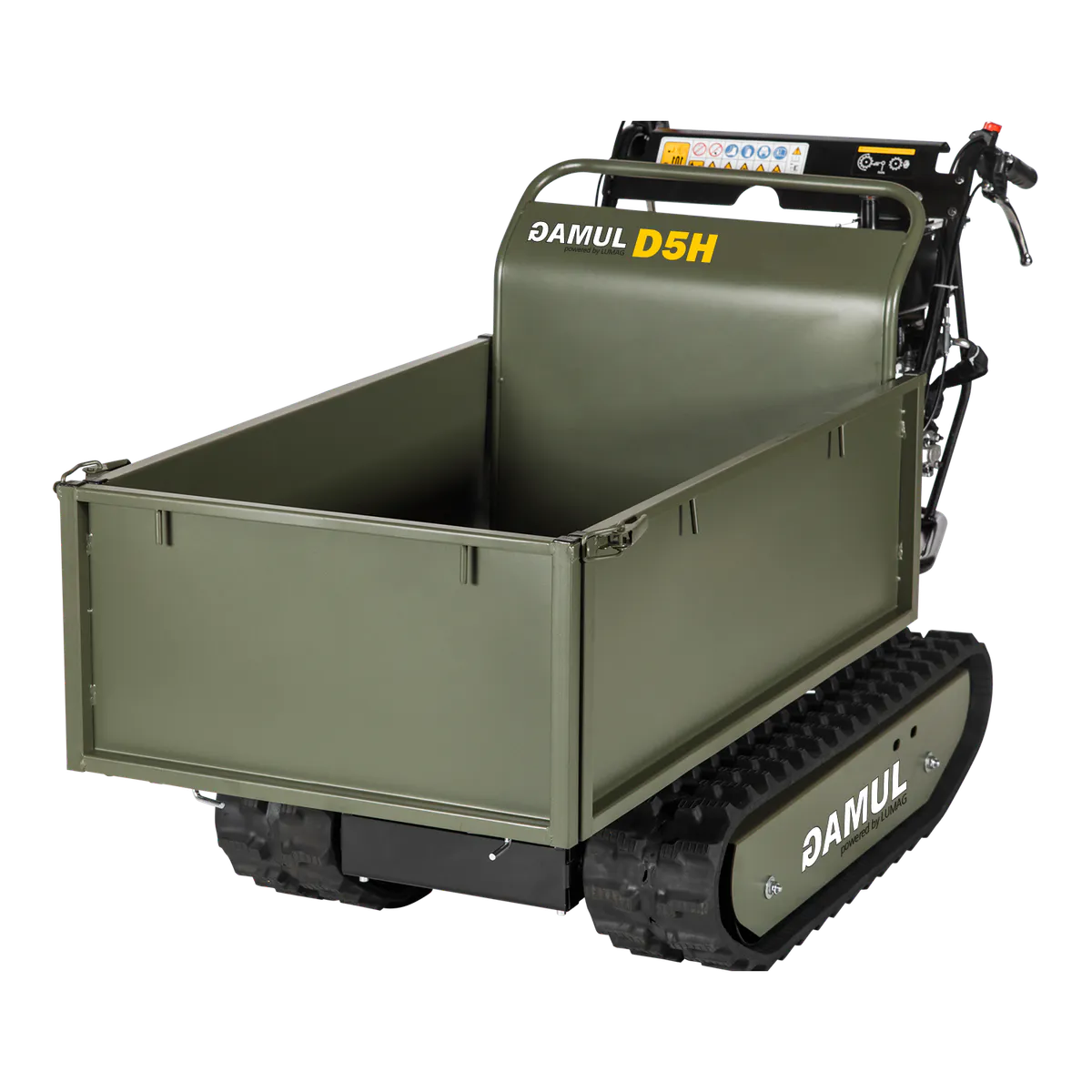Lumag 500kg Beltedrevet Dumper M/Hydraulisk tipp - Multi-kasse