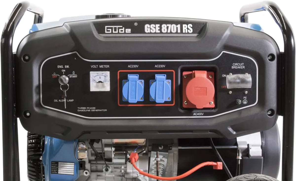 Güde GSE 8701 RS M/El-start - 7800w - Synkron Generator