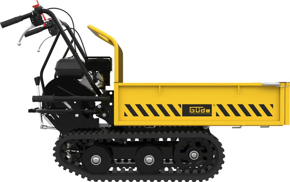 Güde Tyskland Mini-Dumper 300kg Belter - Fleksibel kasse med kra