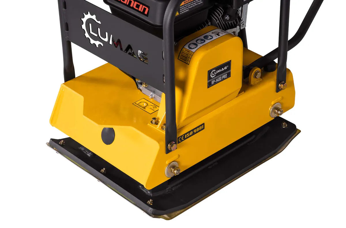 Lumag Tyskland 126kg Platevibrator m/Hjul og Matte