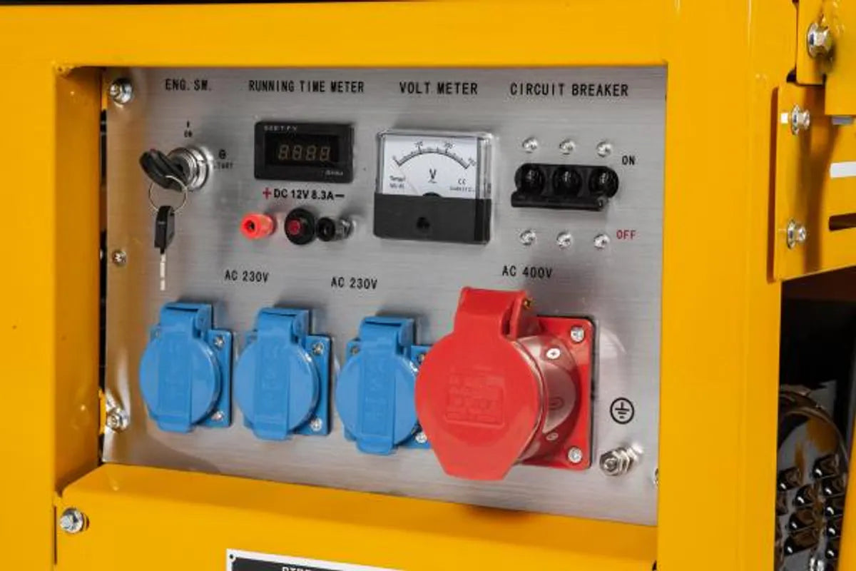 Lumag Tyskland 8,0KW 230V+400V - E-start + Fjernkontroll