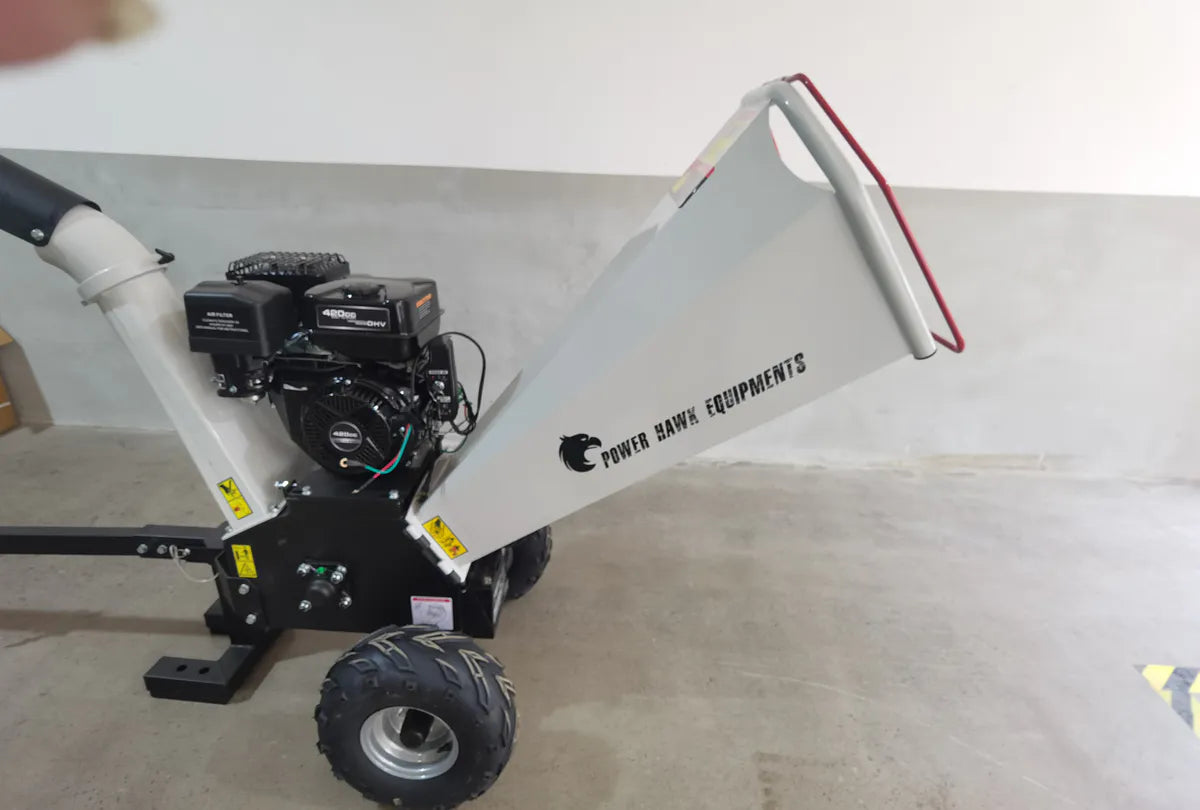 PowerHawk 15HK Ø120mm 12v EL-Start Fliskutter / Flishugger