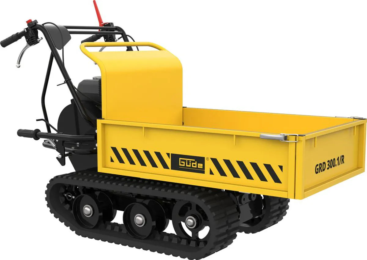 Güde Tyskland Mini-Dumper 300kg Belter - Fleksibel kasse med kra