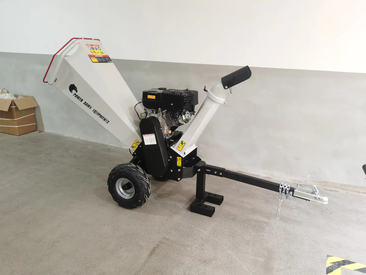 PowerHawk 15HK Ø120mm 12v EL-Start Fliskutter / Flishugger