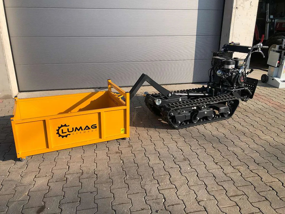 Lumag Tyskland 800kg Dumper Tippkasse - Unik Proffmodell