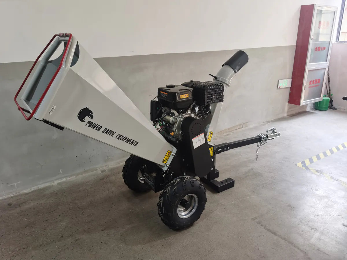PowerHawk 15HK Ø120mm 12v EL-Start Fliskutter / Flishugger
