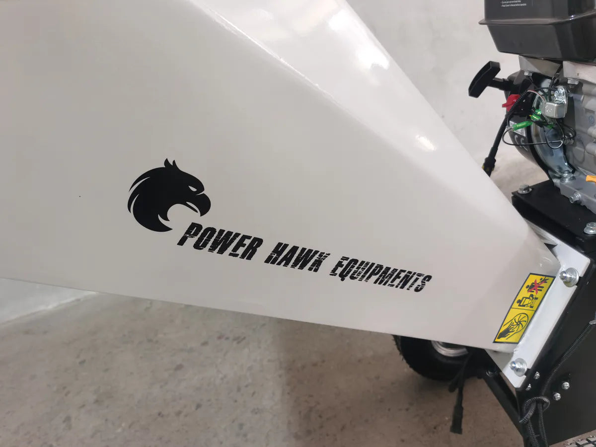 PowerHawk 15HK Ø120mm 12v EL-Start Fliskutter / Flishugger