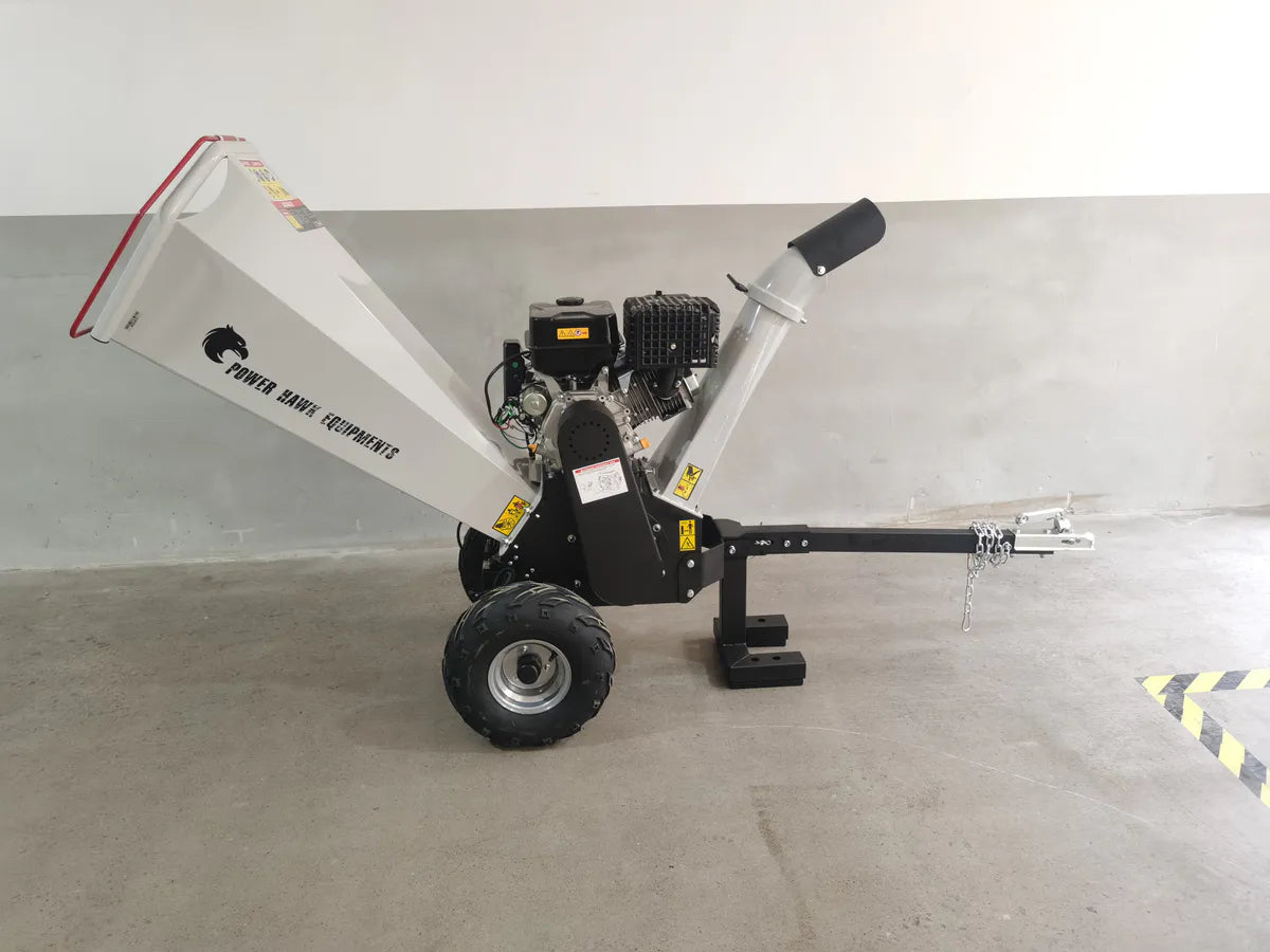 PowerHawk 15HK Ø120mm 12v EL-Start Fliskutter / Flishugger