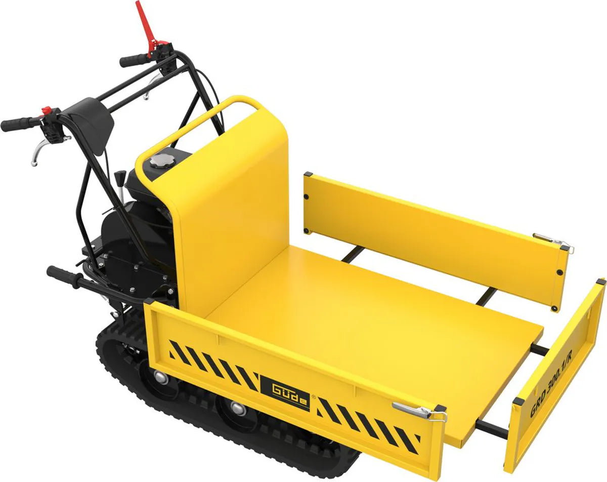 Güde Tyskland Mini-Dumper 300kg Belter - Fleksibel kasse med kra