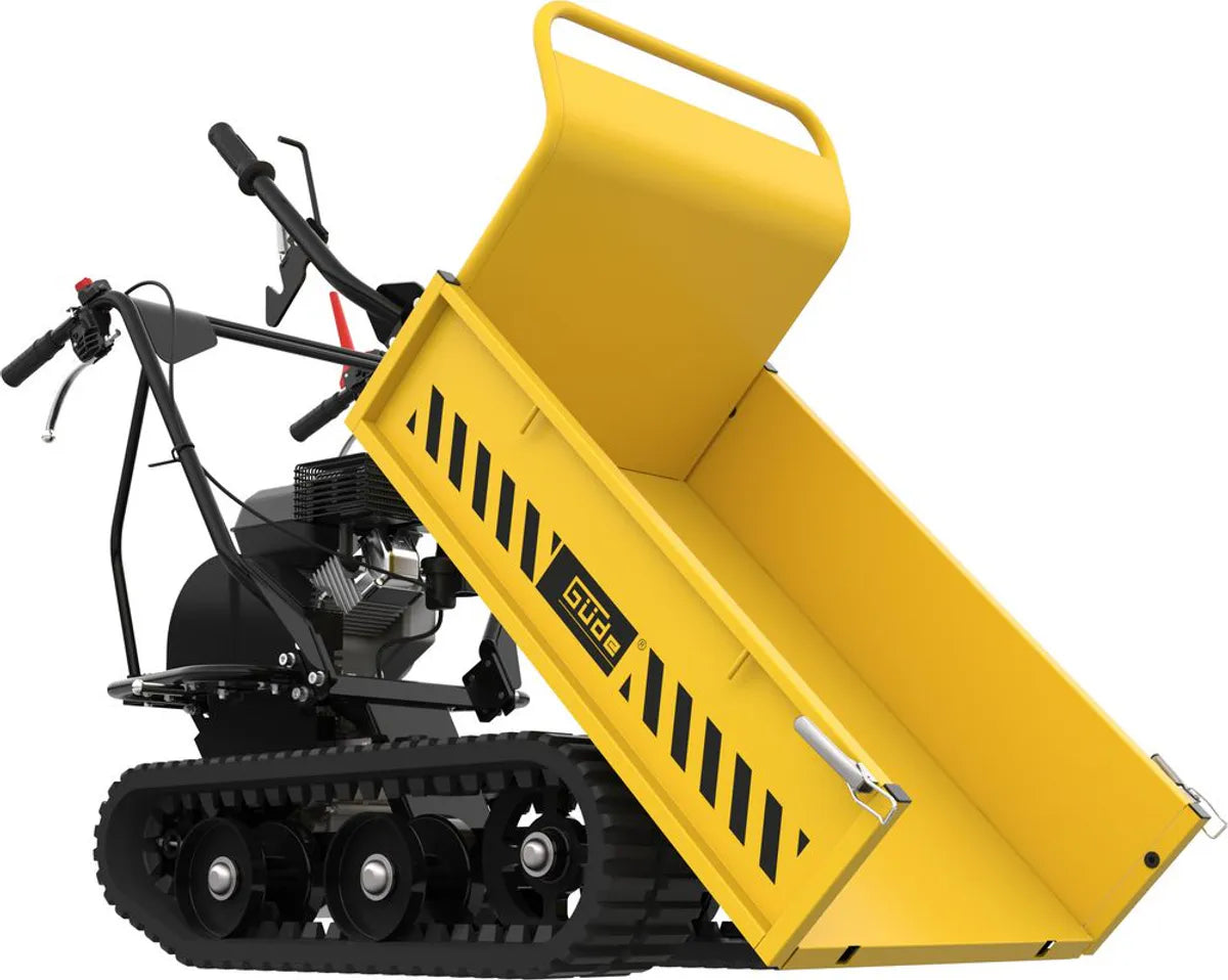 Güde Tyskland Mini-Dumper 300kg Belter - Fleksibel kasse med kra