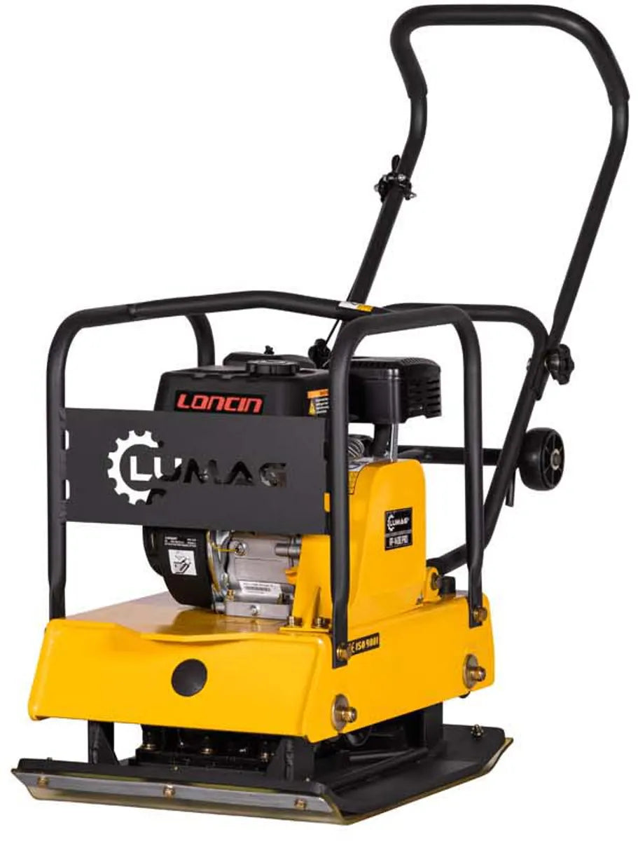Lumag Tyskland 126kg Platevibrator m/Hjul og Matte