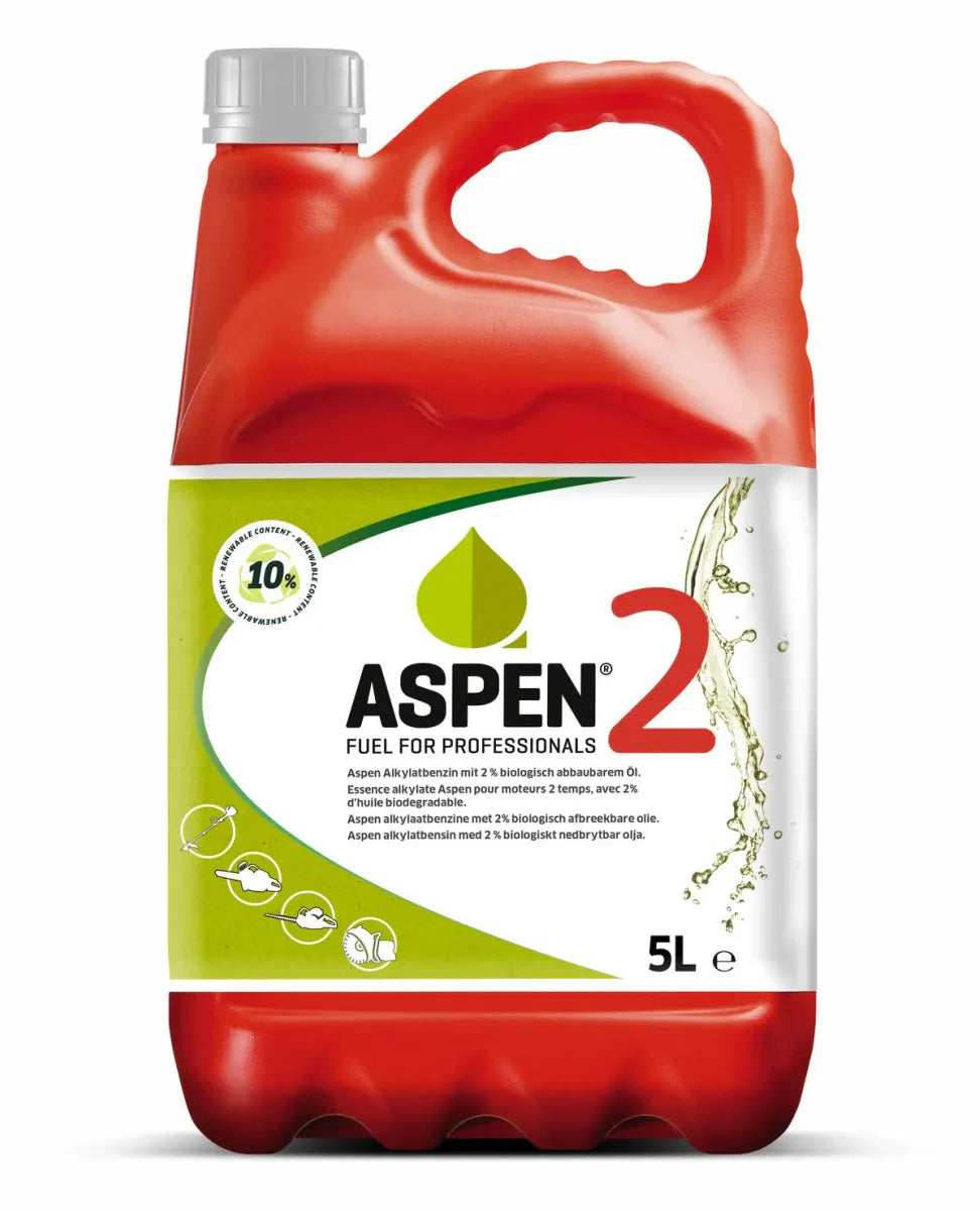 Aspen 2 Alkylatbensin 5L To-takts Motorer M/Olje